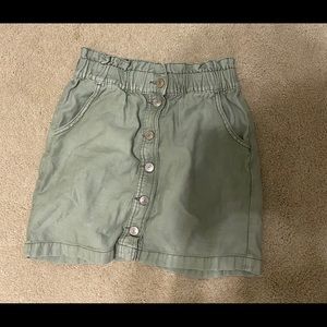 Green American Eagle skirt